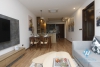 Lake view two bedrooms apartment for rent near Lotte tower, Ba Dinh district, Ha Noi